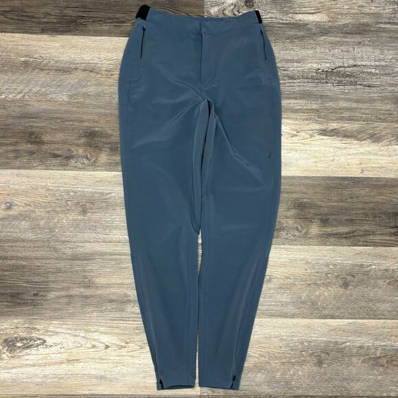 Lululemon Esker Slim The Lab Oil Slick Blue Womens 4‎ Joggers Trousers Pants - Picture 1 of 12